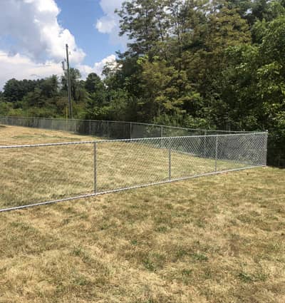 residential Chain link fence Virginia